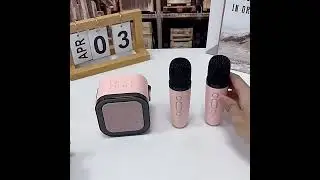 Microfonos Inalambricos Karaoke Parlante Bluetooth Portatil
