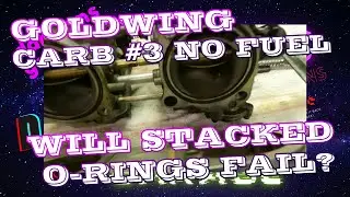 Goldwing GL1100 carburetor rebuild | PART 4 | NO FUEL & SHOULD YOU STACK O-RINGS?