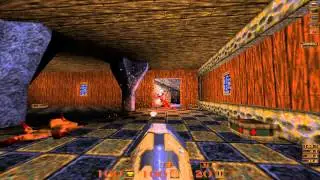 Quake - E4M6 The Pain Maze - All Secrets - 1080p 60fps Uncommented