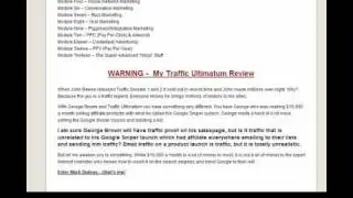 George Brown Traffic Ultimatum Bonus