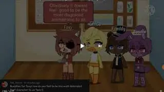 REeacting to fnaf awenser me U-U++voice reaveal