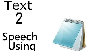 Text to speech using Notebook