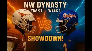 NCAA 26 Best Online Dynasty Lg - NW CFB '26 Dynasty Yr1 Wk1:  TX vs UF | Full Game Highlights