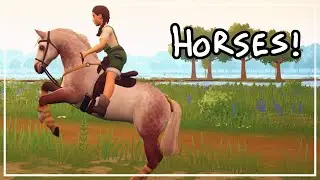 Training and Racing Our Horses at the Lake! (Let's Play The Ranch of Rivershine Part 21)