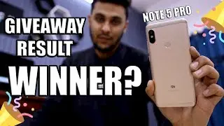Redmi Note 5 Pro Winner? - Giveaway Result! Congrats to ...