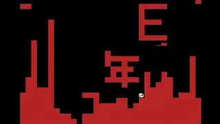 MSXフォントマニア必見！降り注ぐ巨大文字をよじ登る MSX・FAN「文字登り」（最高難度クリア版）
