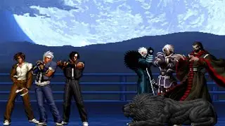 KOF Random Flash Kyo Clones vs Original Zero