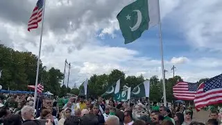 Pakistani Flag Raising Ceremony at Edison New Jersey USA 2022 | Pakistan Independence Day