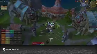 Alliance never learn, Baine saved by Horde multiboxer again.