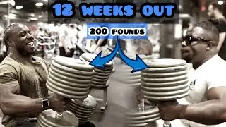 Chest Workout With Al Morris | 200 pound Dumbbell Press