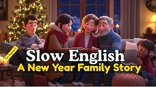 A New Year Family Story | Easy English Listening Story (A2 Level) – Giving and Kindness
