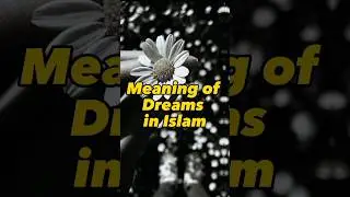 meaning of dreams in Islam..#islamic #shorts #shortsvideo