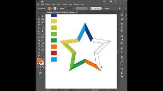 clourful star LoGo tutorial #shorts
