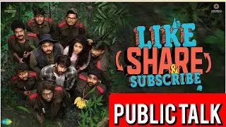 Like Share and Subscribe Movie Public Talk| Review Santosh Shobhan|Faria Abdullah| @movietracker