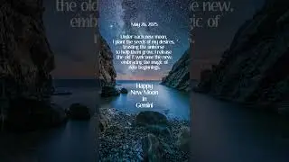 Today&rsquo;s Gemini New Moon invites us to begin again&mdash;with curiosity. #GeminiNewMoon #NewMoonMay2025