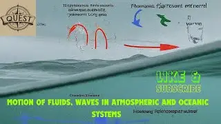 Motion of fluids, waves in atmospheric and oceanic systems