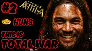 🐎 THIS IS TOTAL WAR: Huns Legendary Campaign - Total War: Attila | Constantinopolis [ 2 ]🏹