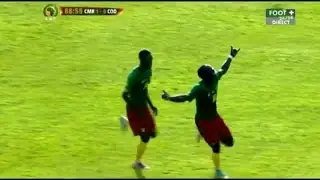 Vincent Aboubakar goal - Cameroun vs RD Congo (1-0) | Qualifications CAN 2015