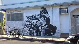 DENNIS HOPPER MURAL BY JONAS NEVER VENICE BEACH CALIF OCT 20, 2018