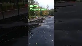 Ладожский парк. Новая площадка Лапты Традиционной строится. Санкт-Петербург 7.10.2023 