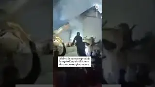 Mueren 3 polic&iacute;as en una explosi&oacute;n provocada por unos hermanos que iban a ser desahuciados #italia