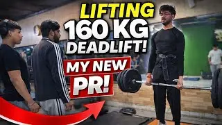 Deadlift PR Day 💥 160 KG Lifted Successfully