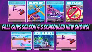 Fall Guys Season 4.5 All Upcoming New Shows With date