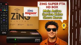 Dish TV Zing Super FTA Box HD Mein Active Service Kaise Shuru Kare?| @DeepTechProInsights