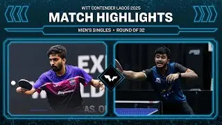 Sathiyan Gnanasekaran vs Arnav Karnavar | MS R32 | #WTTLagos 2025