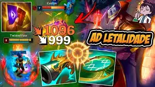 TWISTED FATE ADC BUILD LETALIDADE DEPOIS DO REWORK !! - LEAGUE OF LEGENDS