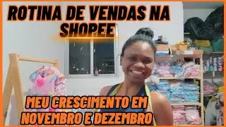 Shopee Vendi Muito em Novembro e Dezembro Mostrei Tudo