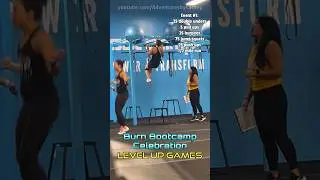 Lauren CRUSHES Event 1 of BURN BOOTCAMP Celebration LEVEL UP GAMES! #burnbootcamp