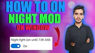 How to Enable Night Light Mode in Windows | Reduce Eye Strain & Improve Sleep