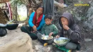 this is the food of mountain people || lajimbudha ||