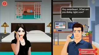 Indian New Couple Honeymoon : Indian Wedding Part - 1