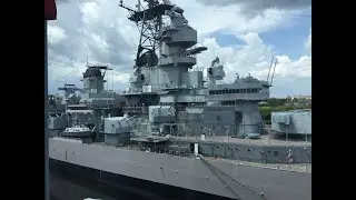 USS Wisconsin, BB-64, at Norfolk, Virginia