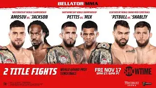 Bellator 301 Amosov vs. Jackson & Pettis vs Mix Live Watch Along