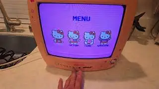 I sold this crt TV for $200! Hello Kitty TV