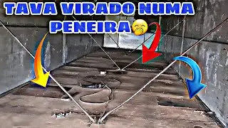 ARRUMANDO O ASSOALHO DA CARRETA...273/21