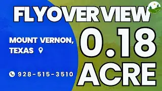 Fly Over - 0.18  acre land for sale in Mount Vernon, Texas [11821]