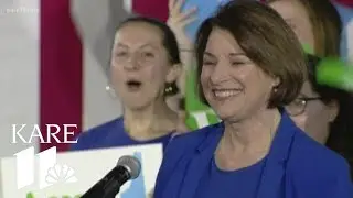Klobuchar projected to finish in top 3 in New Hampshire