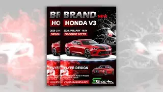 Amazing Car Flyer Design in Photoshop Tutorial
