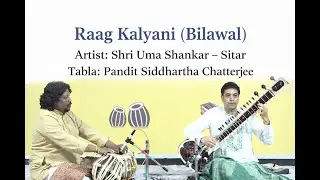 Raag Kalyani (Bilawal) Artist: Shri Uma Shankar &mdash; Sitar #tabla #sitar #indianmusic #livemusic