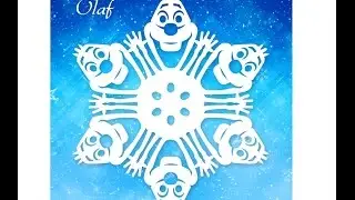 {DIY} Olaf inspired Snowflakes