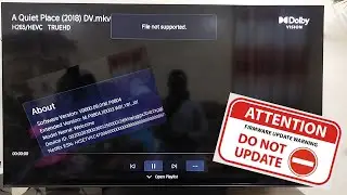 Hisense U7N 55 Vidaa OS Dolby Vision broken after firmware update V0000.09.01M.P0804 Hisense Exposed