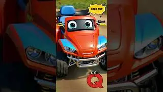 🎶 Vehicles A to Z | Fun ABC Phonics Song for Toddlers & Preschoolers #abcd #kids #shorts