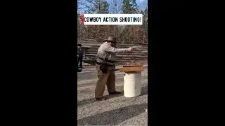Cowboy Action Shooting - All the Action in 60 seconds! #shorts #short