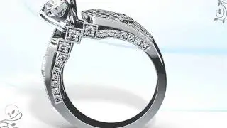 Vanna K Diamond Engagement Ring - Style # 18R986DCZ 1