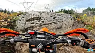 Crashed Twice In One Day! 2025 KTM 300 xc-w Hard Enduro