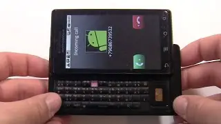 Motorola Milestone horizontal incoming call
